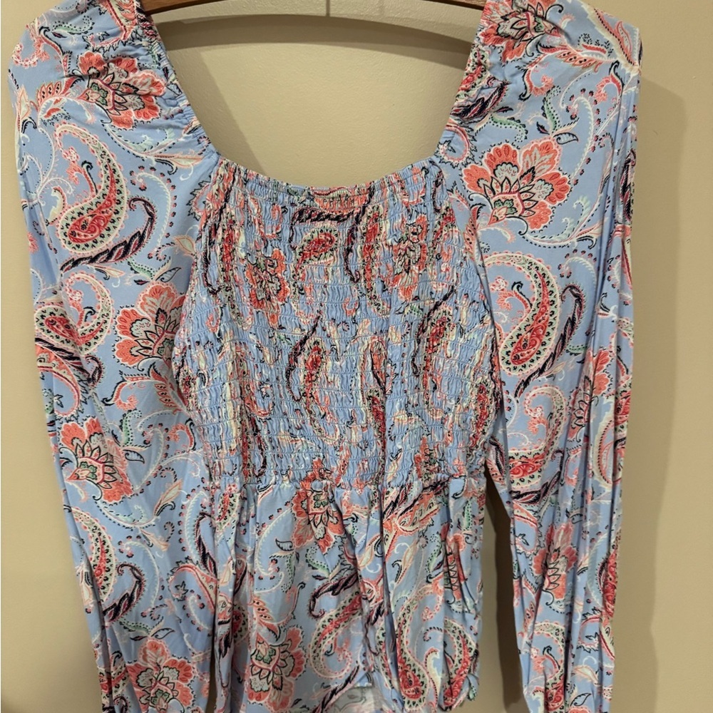 Women’s Paisley Print Top-small - Picture 4 of 4